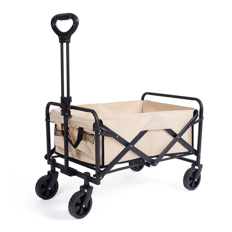 

Outdoor Garden Multipurpose Collapsible Foldable Utility Beach TrolleyCamping Folding Wagon