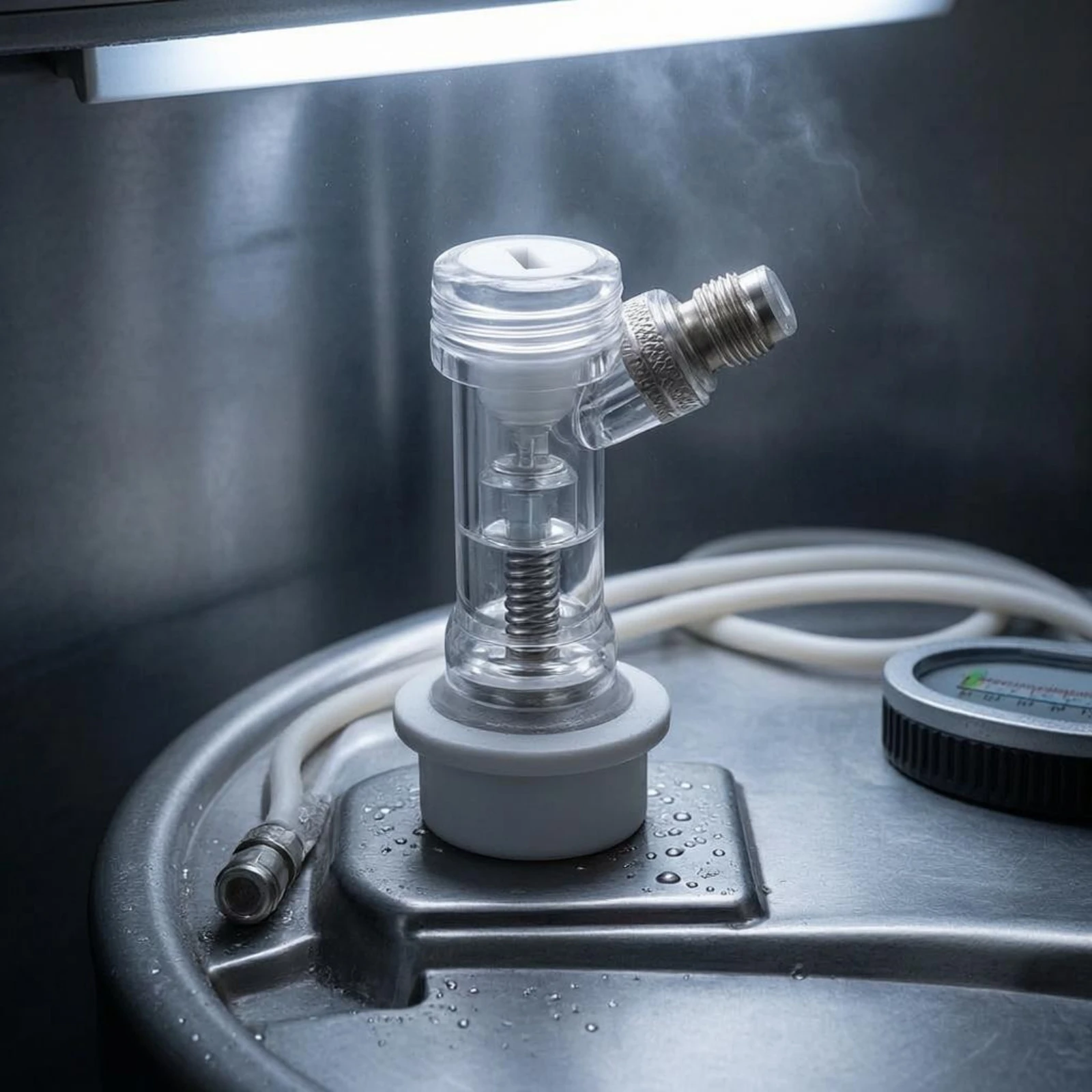 Beer Keg Quick Connector Slotted Opening Ball-Lock Beverage Connector Ball Lock Disconnect Food Grade Material