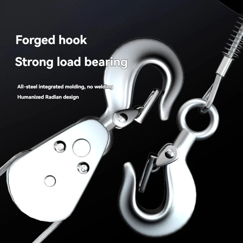 رافعة صغيرة كهربائية مصغرة على شكل قرع منزلي 220 فولت مع سيارة رياضية ذات 4 عجلات. رافعة 0.5/1/1.5 طن