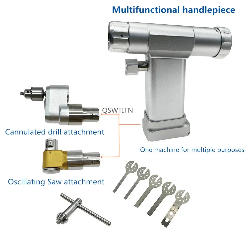 Multifunctional Bone Drill Mini Oscillating Saw Electric Micro Saw Cannulated Drill Orthopedic Surgical Instruments