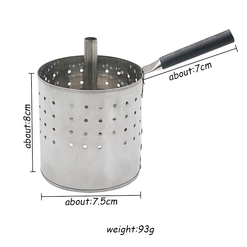 1PC Many Holes Metal Shisha Charcoal Holder Screen With Handle For Hookah/Sheesha/Chicha / Narguile Tobacco Bowl Accessories