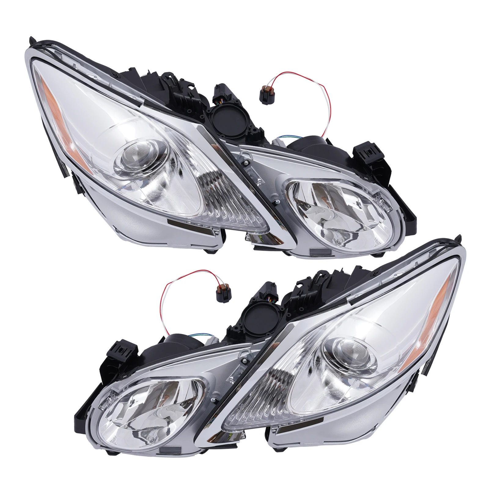 Xenon / HID Headlight Assembly LH / RH Chrome For Lexus GS300 GS350 GS430 GS450h GS460 2006 2007 2008 2009 2011 Compatible