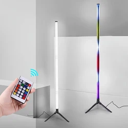RGB LED atmosphere RGB WW CW light Floor dimmable USB Power Smart APP Lamp BedRoom indoor LED corner standing lights Decoration