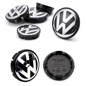 4 PCS 55mm 56mm 65mm 70mm Caps Caps Caps Caps VW Volkswagen Golf Polo Passat Touran CC B5 B6 B7 Phụ kiện Jetta Jetta 12 Bánh xe trung tâm bán hàng chính - №9