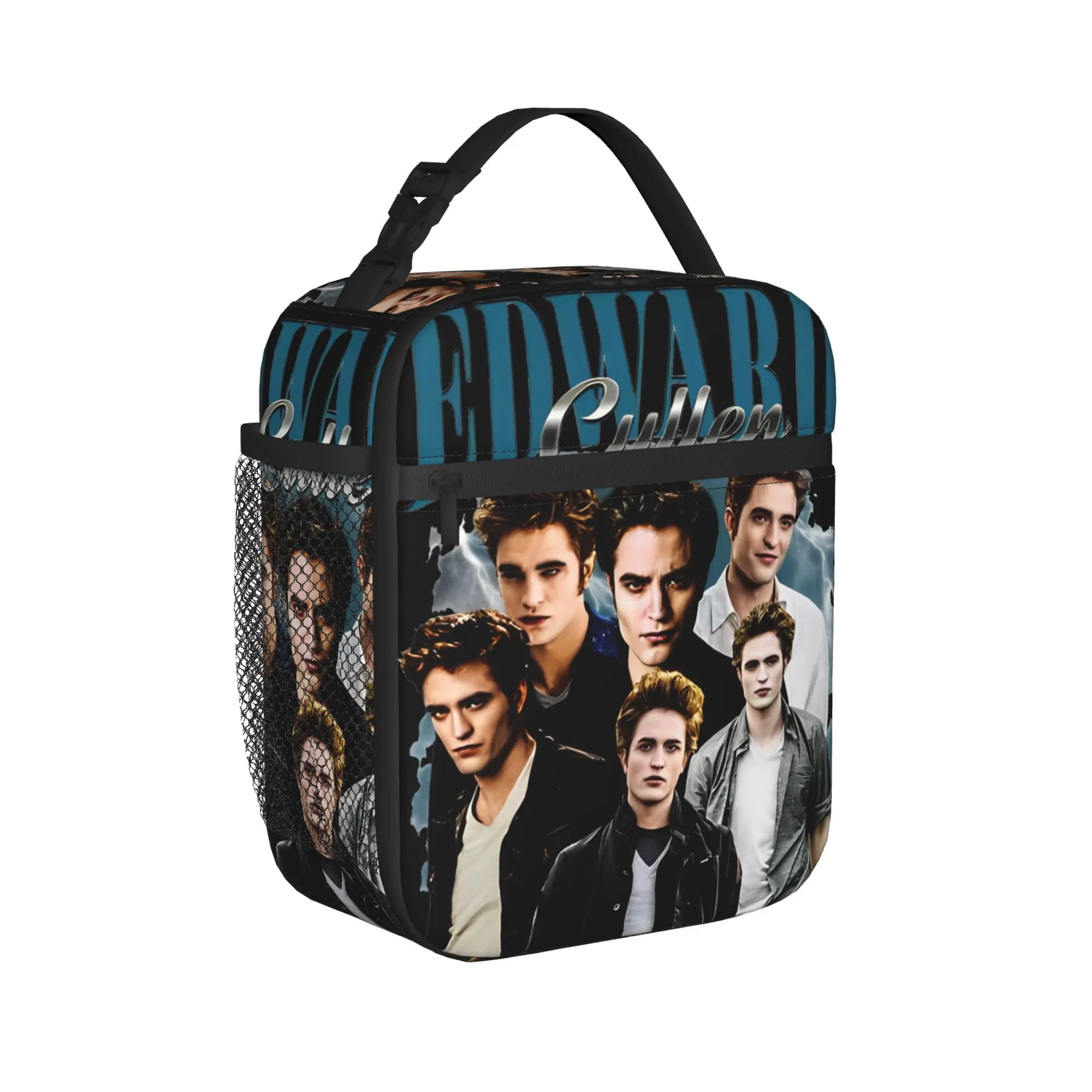 90 Twilight Homage Vintage Cullen Edward Insulated Lunch Bags Thermal Bag Meal Container Charlie Swan Tote Lunch Box Food Bag