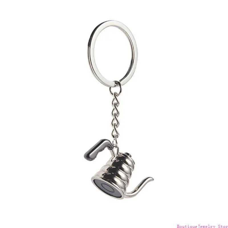 E1PE Portable Coffee Accessories Keychain Unique Espresso Accessory for Trendsetters