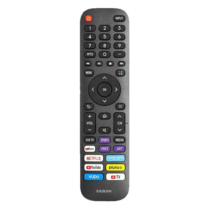 

EN2B30H For Hisense Remote Control Replacement With Netflix PrimeVideo YouTube Buttons, For Hisense TV 40H5G 40H55G 43H6G 50H6G