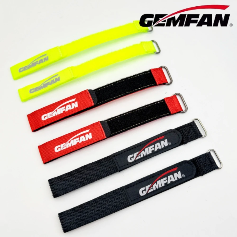 2pcs Gemfan Anti-Slip Battery Strap Belt Metal Clips 16X250mm 20X250mm 20X330mm for FPV Freestyle Cinelifter Battery Fixation