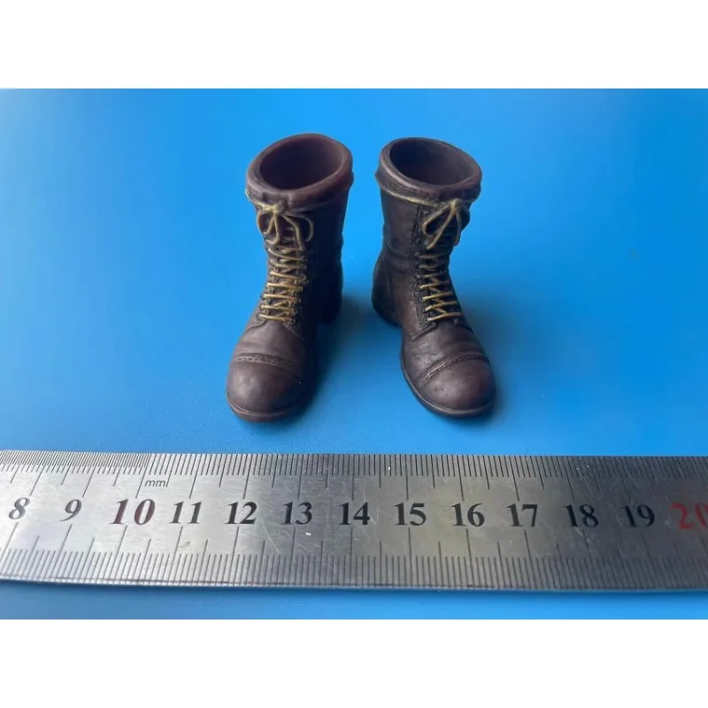 Stiefel im Maßstab 1:6, US-Militärkampfstiefel aus dem Zweiten Weltkrieg, hohle Schuhe, Modell für 12-Zoll-Soldaten-Actionfiguren-Körper