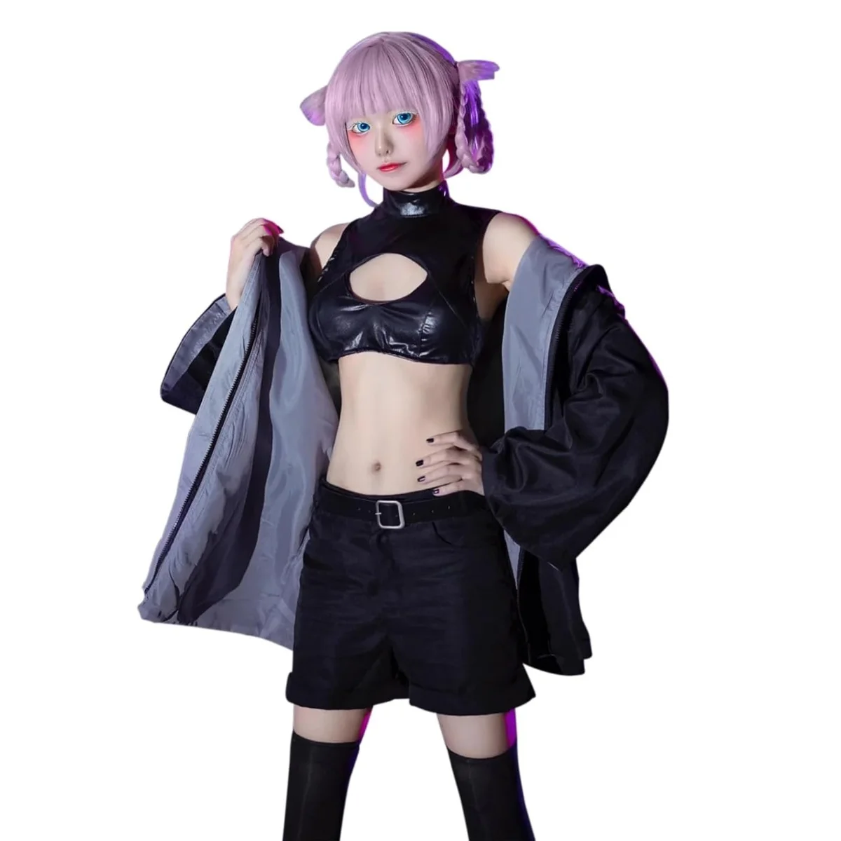 

Call of the Night Нанакуса Назуна косплей аниме Хэллоуин черный плащ сексуальное женское белье клубная одежда сценический костюм вечерние