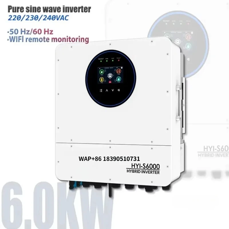 Ip65 8kw 10kw 12kw 20kw 3 Phase Hybrid Solar Panel Inverter with Built in Battery