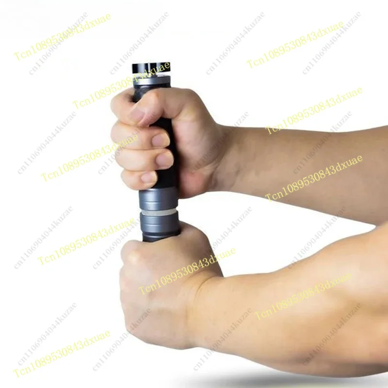 Adjustable Heavy Duty 0-120kg Wrist Arm Twister Bar, Strength Training Equipment for Gym Tennis Basketball Badminton