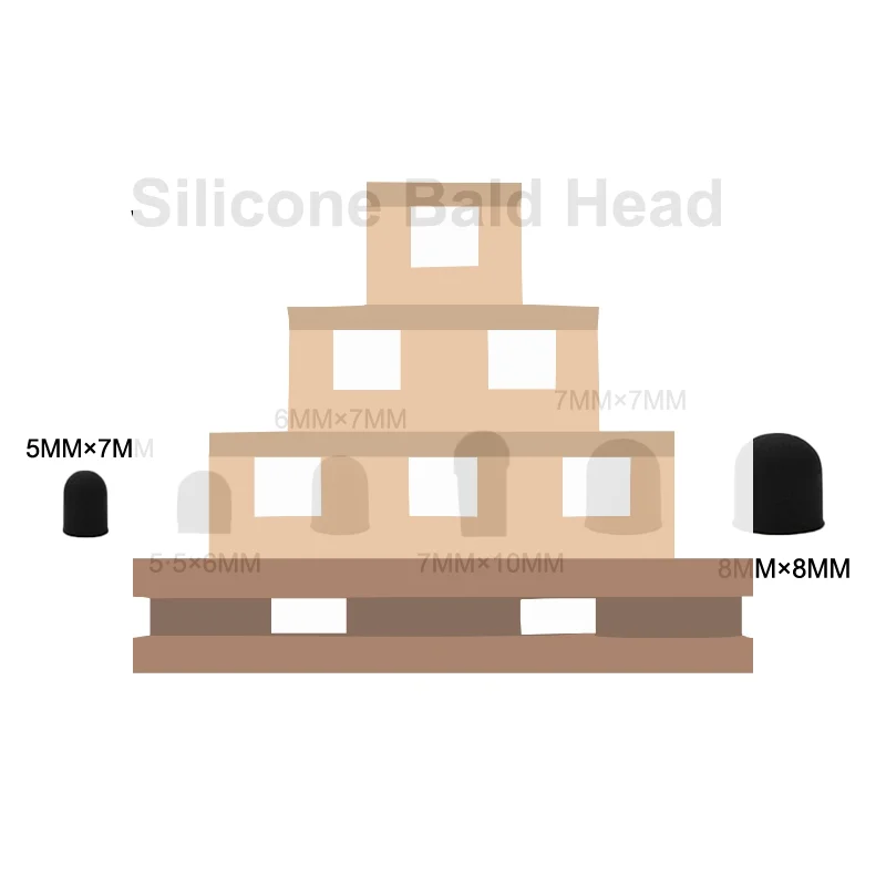 

Touchscreen Pen Nib Covers: 20pc Set in Different Sizes, Soft Silicone Stylus Tips