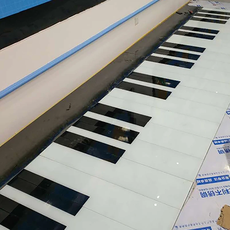 sv-Outdoor Waterproof  Interactive Games Props Giant Led Floor Piano Bright Light！