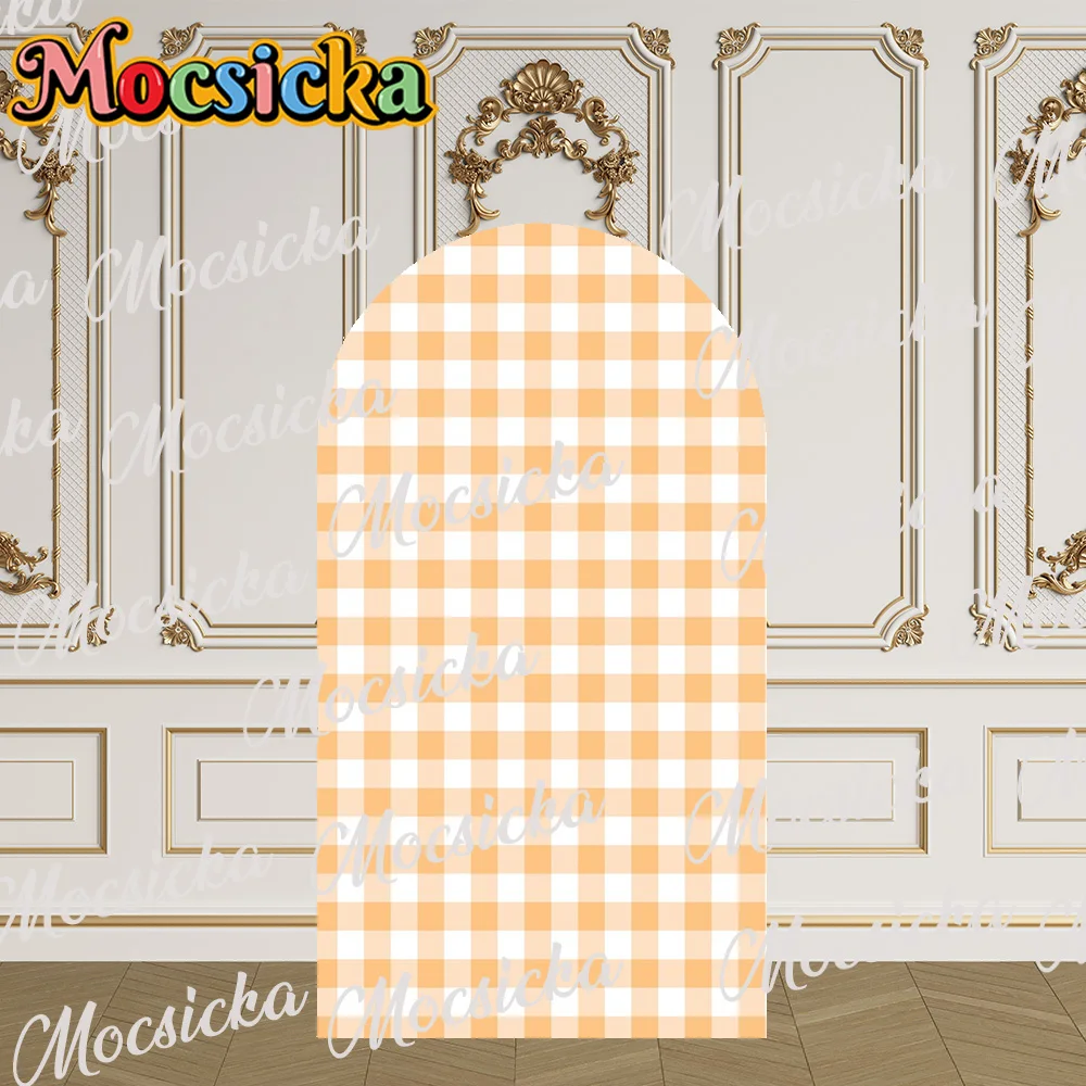 모크시카 양면 아치형 커버 귀여운 토끼 꽃 동물 장식 배경 케이크 스매시 신생아 첫돌 파티 촬영 소품