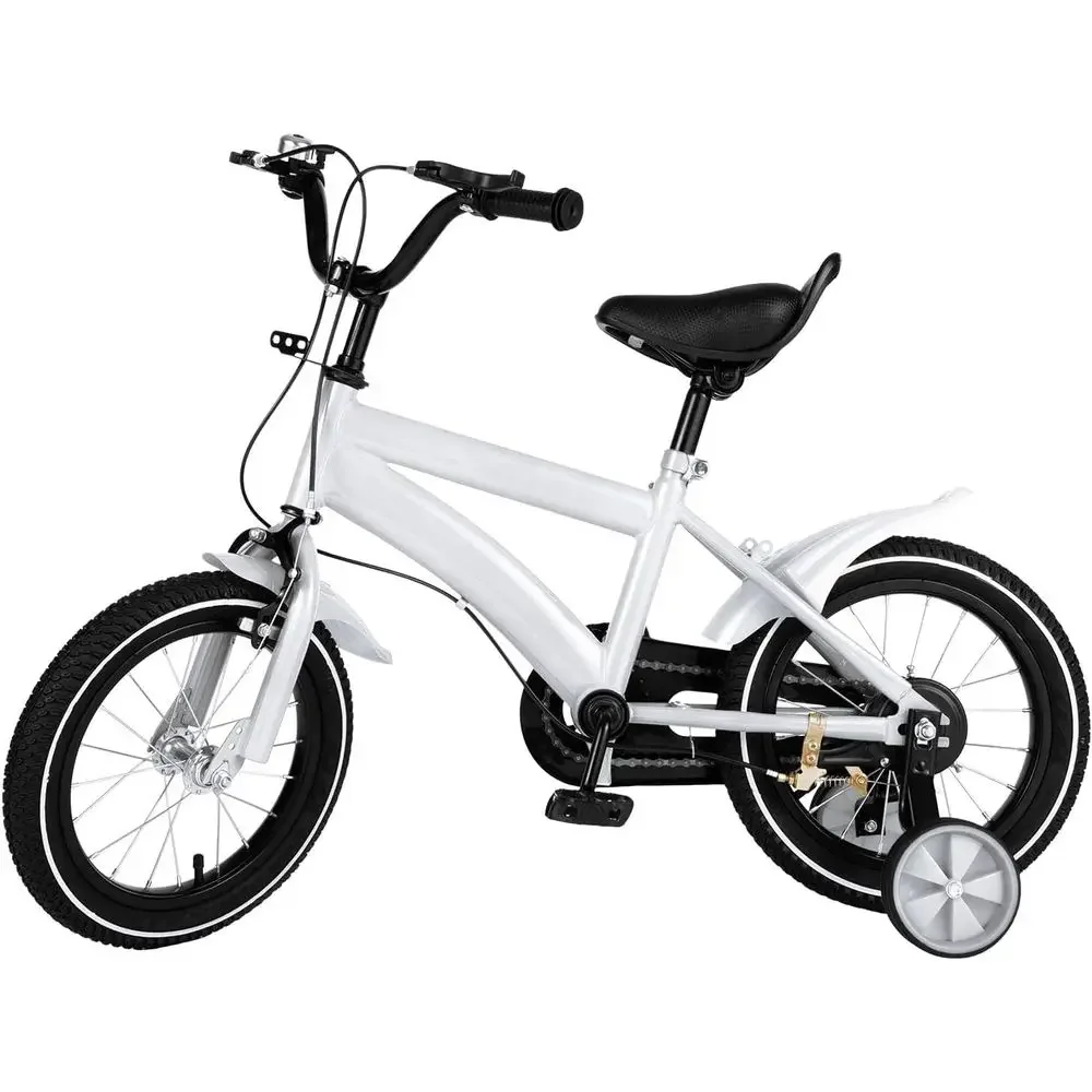 

14 Inch Kids Bicycle with Training Wheels for 3-6 Year Olds, Suitable for Boys and Girls