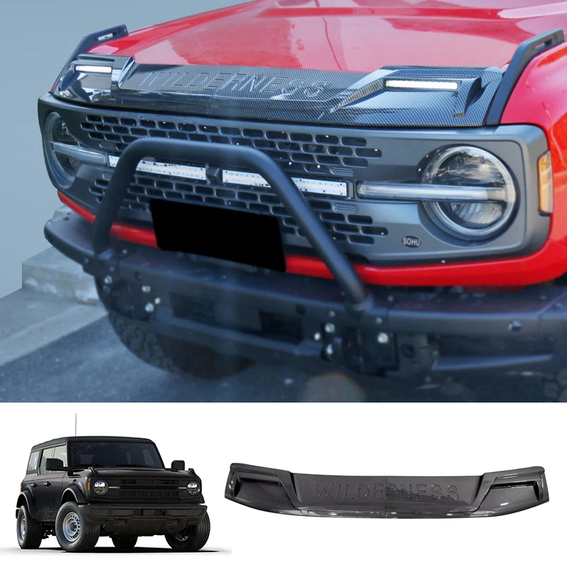 Special Car Accessories Gravel Stopper Engine Hood Bonnet For Bronco