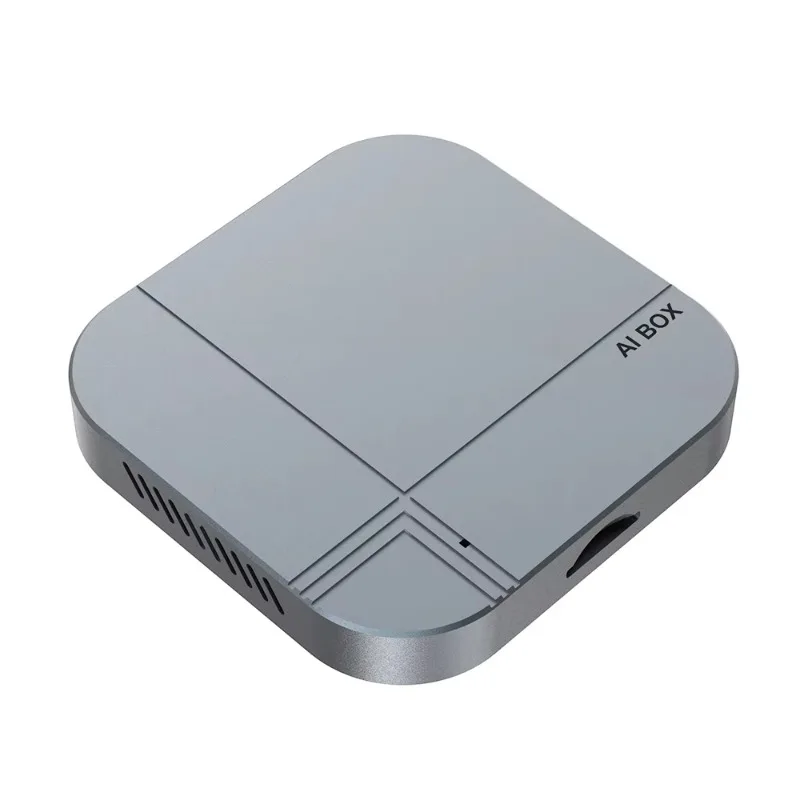 Portable Wireless CarPlay Adapter Dual WiFi Built-in Speaker High-Res Audio AI Box