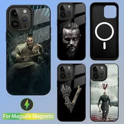 V-Vikings Ragnar Lothbrok Phone Case For iPhone 15,14,13,12,11,Plus,Pro,Max Mini Magsafe Magnetic Wireless Charging