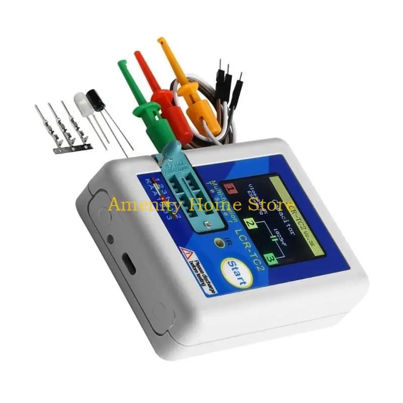 جهاز قياس الترانزستور الرقمي المتعدد F26C، جهاز قياس مقاومات المكثفات، صمام ثنائي ثلاثي المسار #1