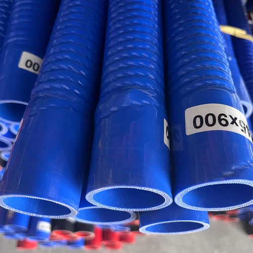 Imagen 2 del producto Manguera Flexible de silicona Universal para coche, tubo de entrada de aire azul, radiador, supercargador, tubo Intercooler, unión de goma y dos abrazaderas