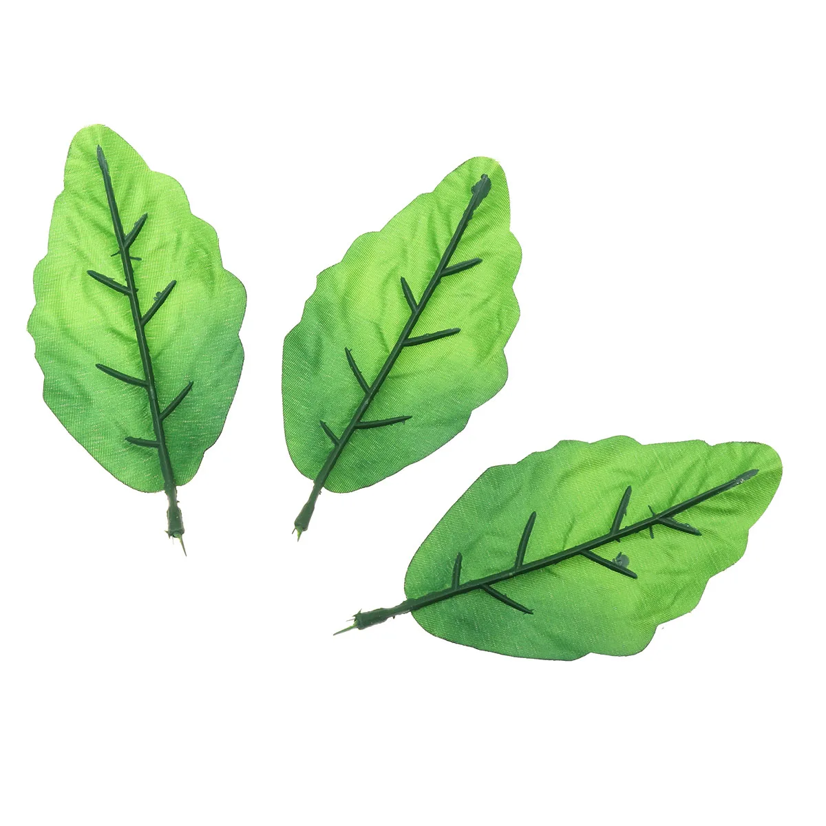 

100 Pcs Artificial Leaves for Flower Arrangement Home Lifelike Plant Accessories Fake Green IndoorLeaves