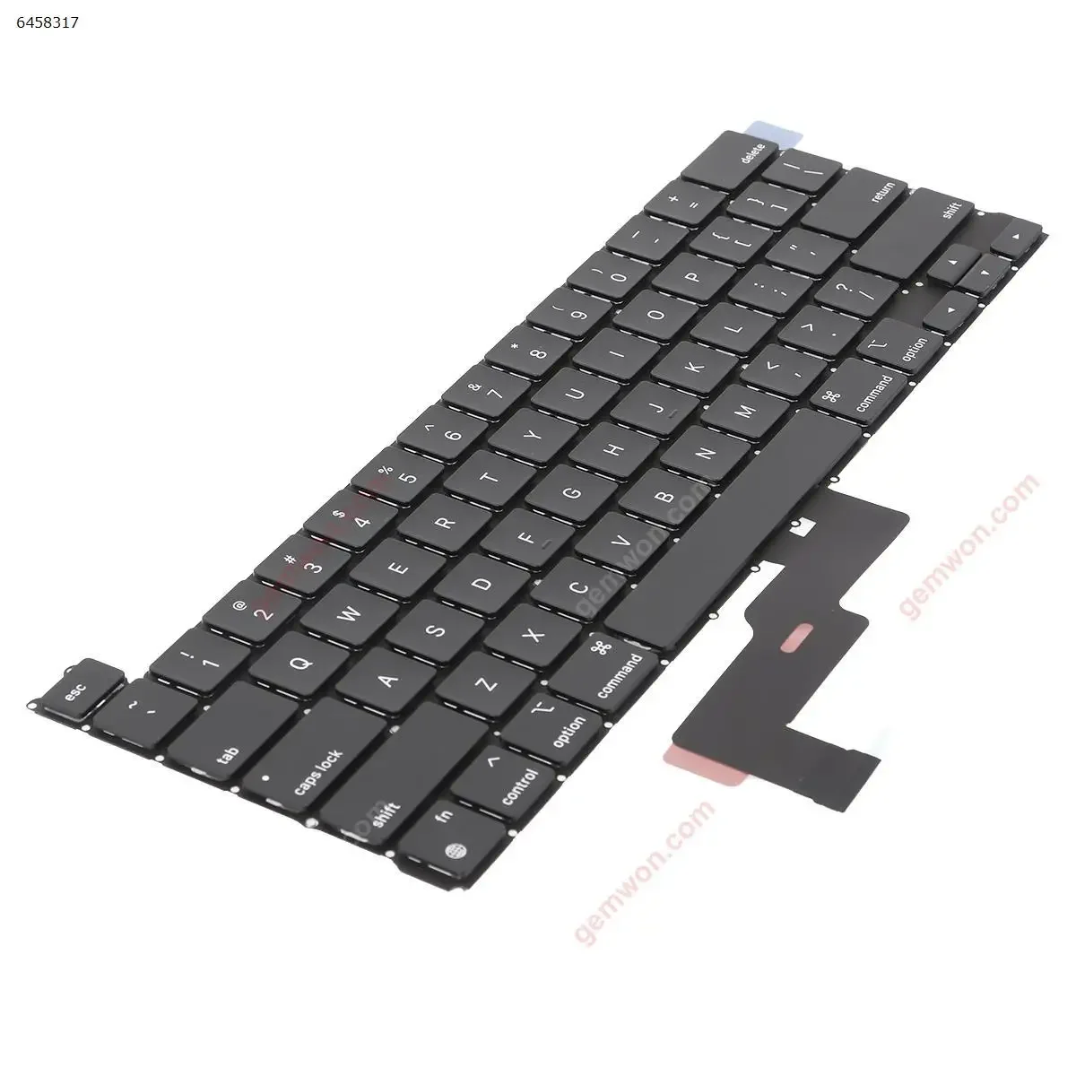 Teclado de laptop americano para APPLE Macbook Pro A2338 preto sem retroiluminação