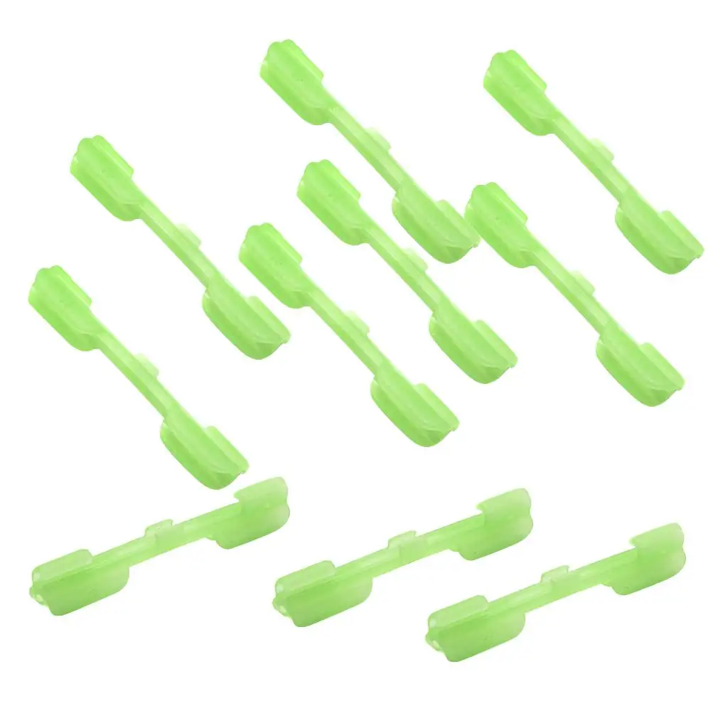 Waterproof Fluorescent Glow Stick Clip High Stability Bite Indicator Fishing Device for Shore Casting Rod