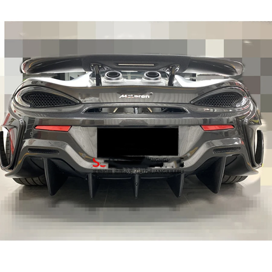 Per Mclaren 540 570S 570 in fibra di carbonio pinne di coda Spoiler Auto Auto posteriore tronco Spoiler ala diffusore accessori Auto kit carrozzeria