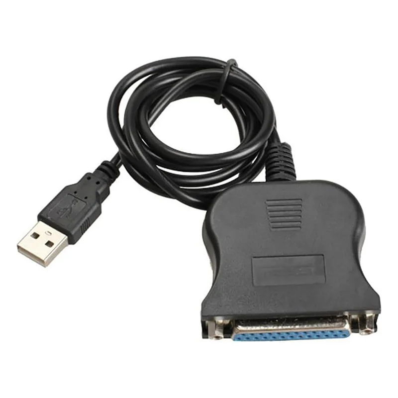 

A23F-USB To 25 Pinhole Parallel Cable DB25 Interface IEEE 1284 Printer USB2.0 Cable 25 Hole Adapter Cable