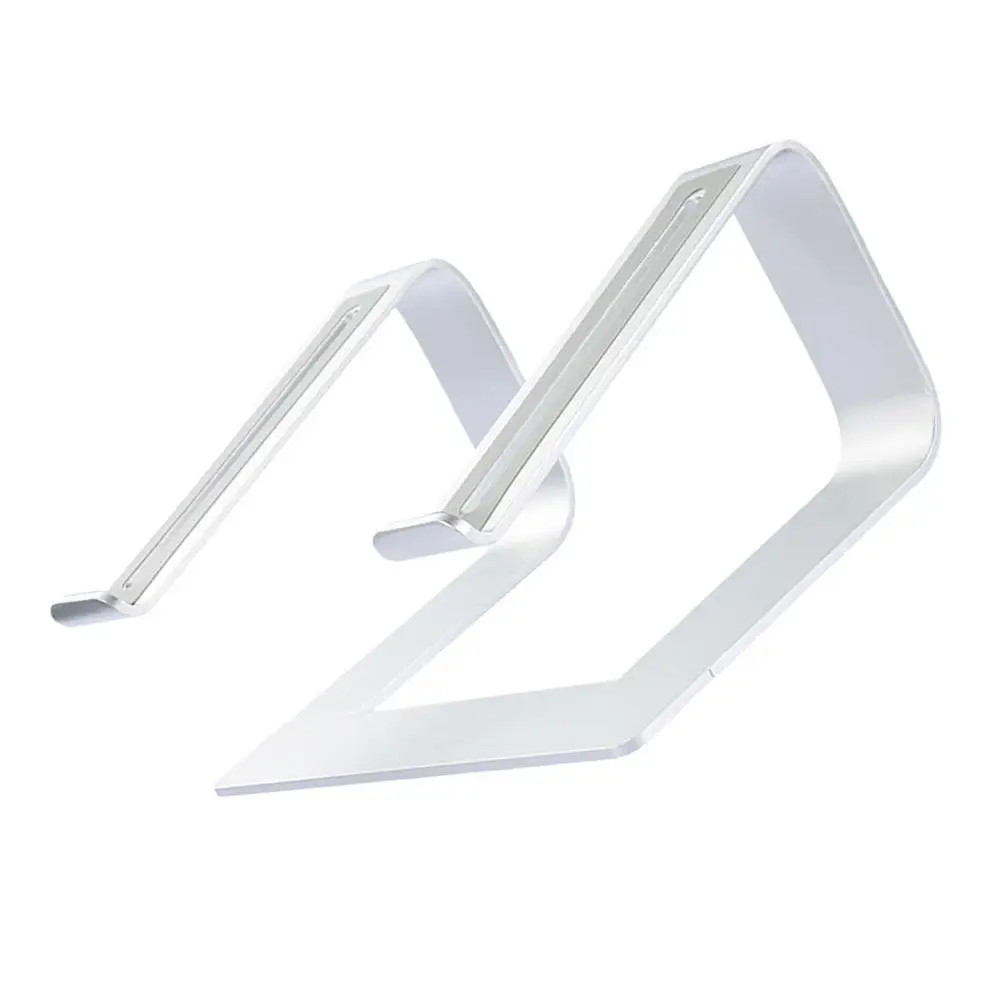 1Pcs Aluminum Alloy Laptop Stand Heavy Duty Sturdy Desktop Holder with Anti-Slip Silicone Pads for Ergonomic Posture Relief and