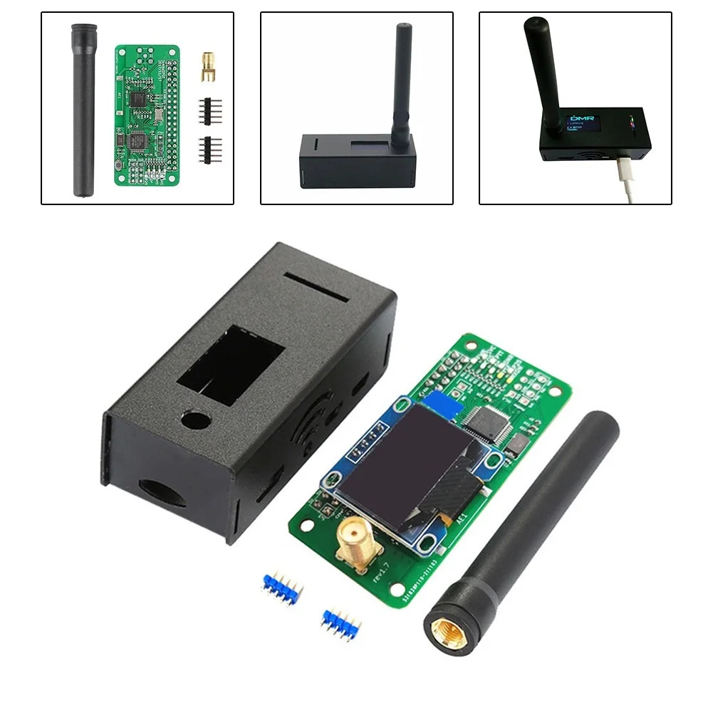 نقطة وصول رقمية عالية الأداء DMR P25 YSF DSTAR دعم مدمج في شاشة WiFi OLED مؤشرات LED منفذ وحدة التحكم SSH