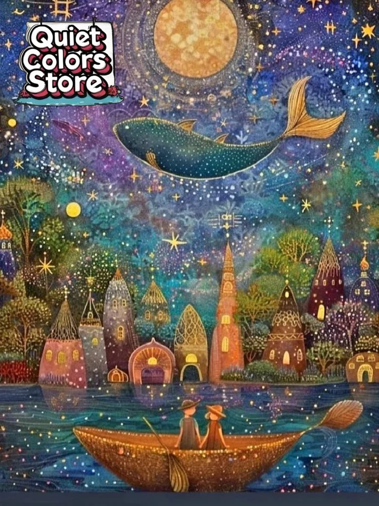 

(Магазин тихих цветов) DIY без рамки, цифровая картина маслом, красивый пейзаж, украшение для дома, картина, настенная спальня, декор комнаты Gi