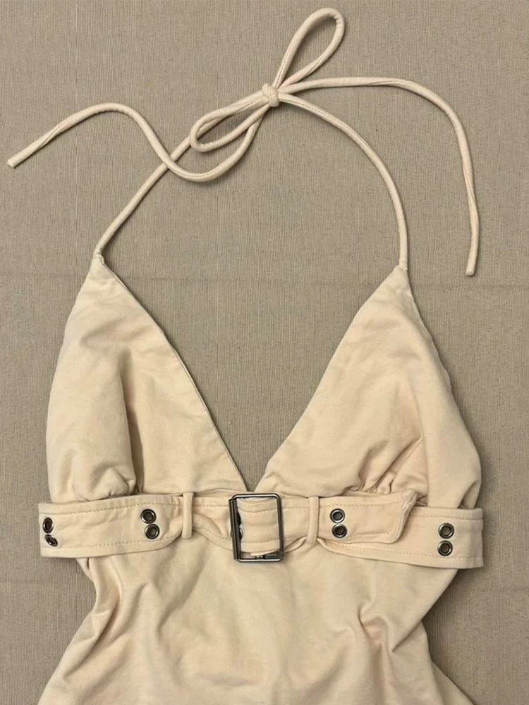 

Original American Sle Spicy Girl Strap Vest Summer Vintage High Quali Slimming Ba Top Commute Sle Cotton Blend