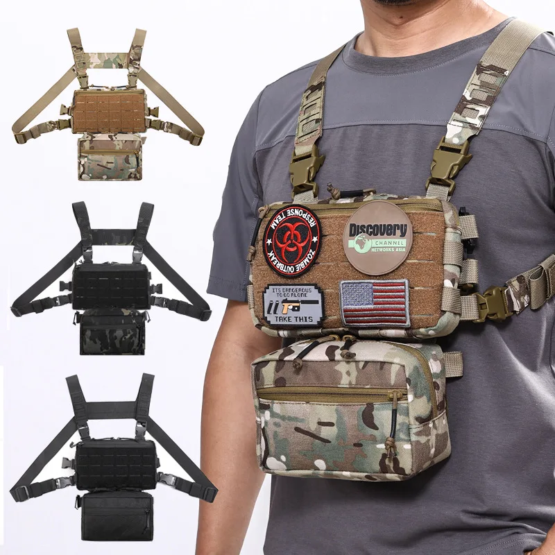 Military Tactical Vest Clothing Men First Aid Kit Chest Bag Army Backpak Military Tactical Backpack Hunting Apparel Accessories