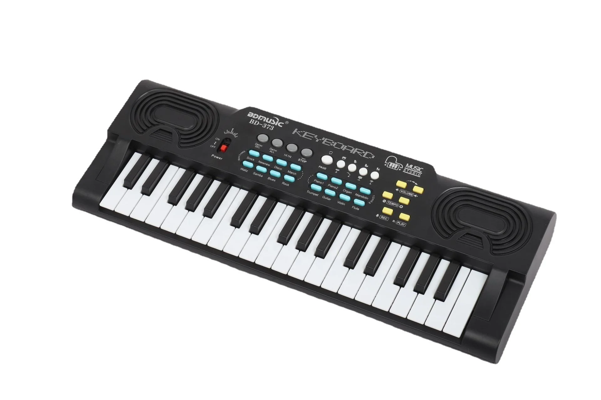 Hot-selling practical children's music toys beginners 37 keys with microphone keyboard electronic organ