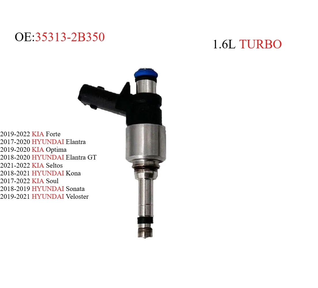 

NEW Fuel injector 35310-2B350 Nozzle For 2017-2023 Hyundai Elantra Elantra GT Kona Sonata Veloster Kia Forte Optima Seltos Soul
