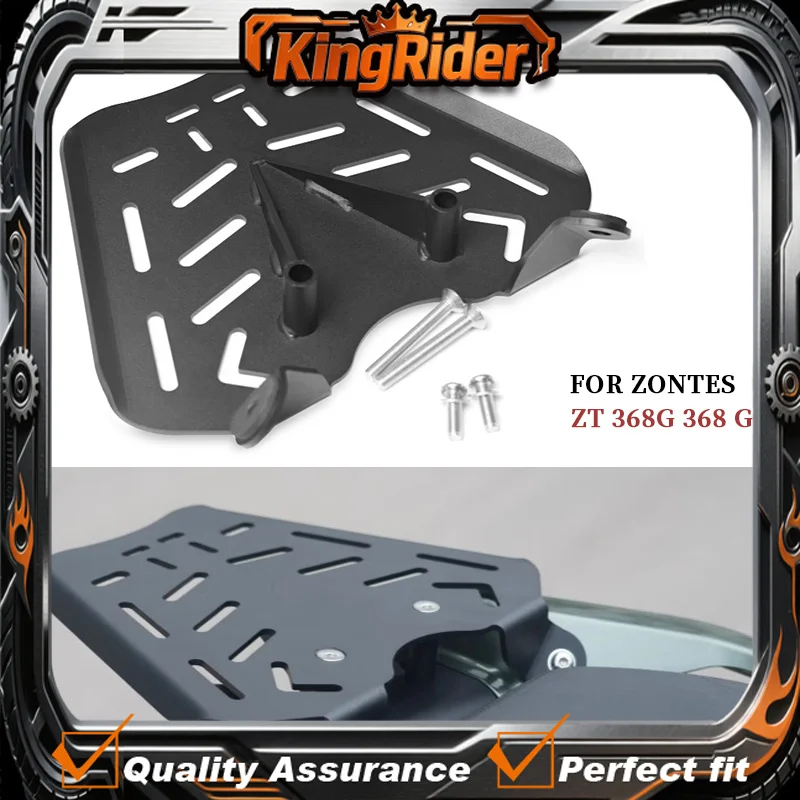 368 G Motorcycle Modified Rear Shelf Tail Box Bottom Plate Thickened Carbon Steel Luggage Box Bracket FOR ZONTES 368G 368-G G368