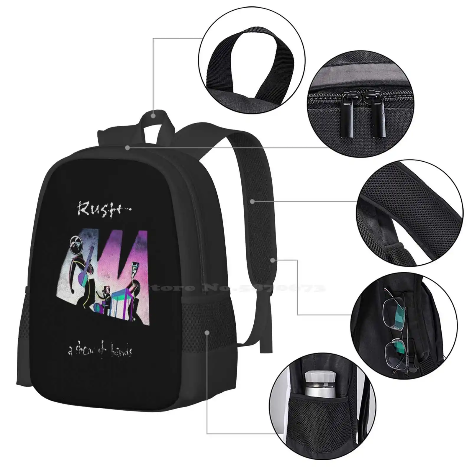 A Show Of Hands Pattern Design Laptop Travel School Bags Maskes Galaxy Stuff Youtube Shop Mouse Vintage Long Sleeve S1 F4