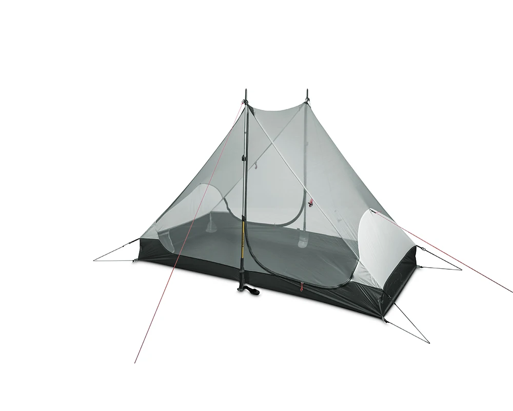3F UL GEAR Lanshan 2 2 Person 230cm Outdoor Camping Tent Ultralight Camping 3/4 Season 15D Silnylon Rodless Tent