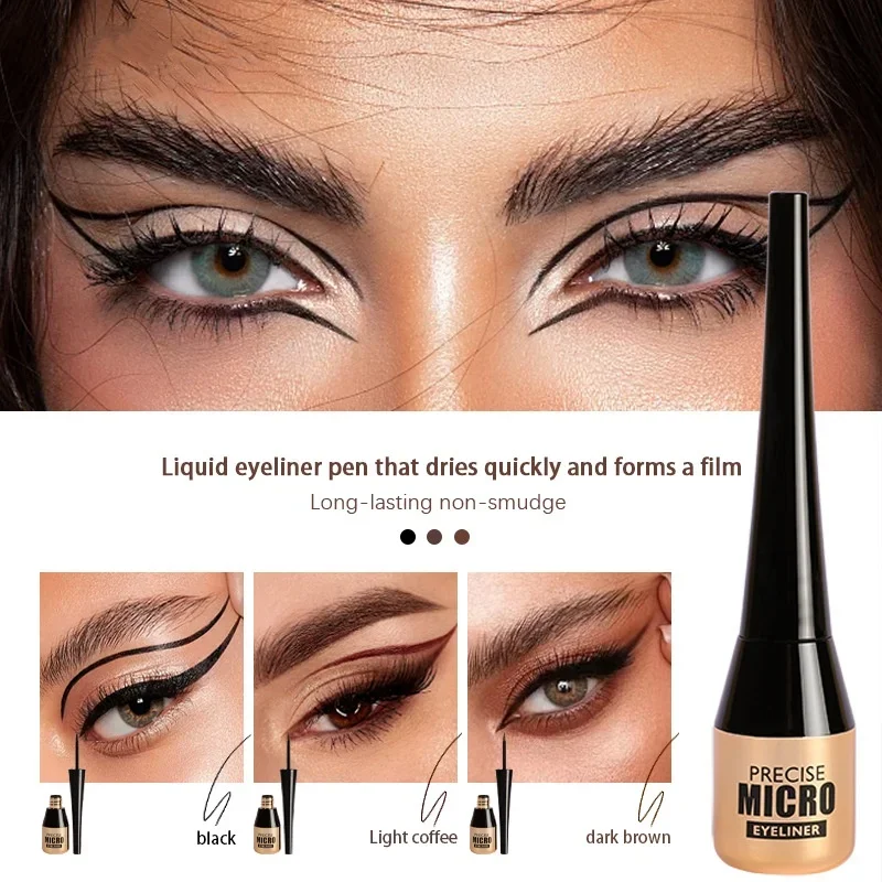 Ultra-thin Long Lasting Eyeliner Pen Is Extremely Thin Durable Waterproof Sweat Proof Non Smudging Ladies' Makeup