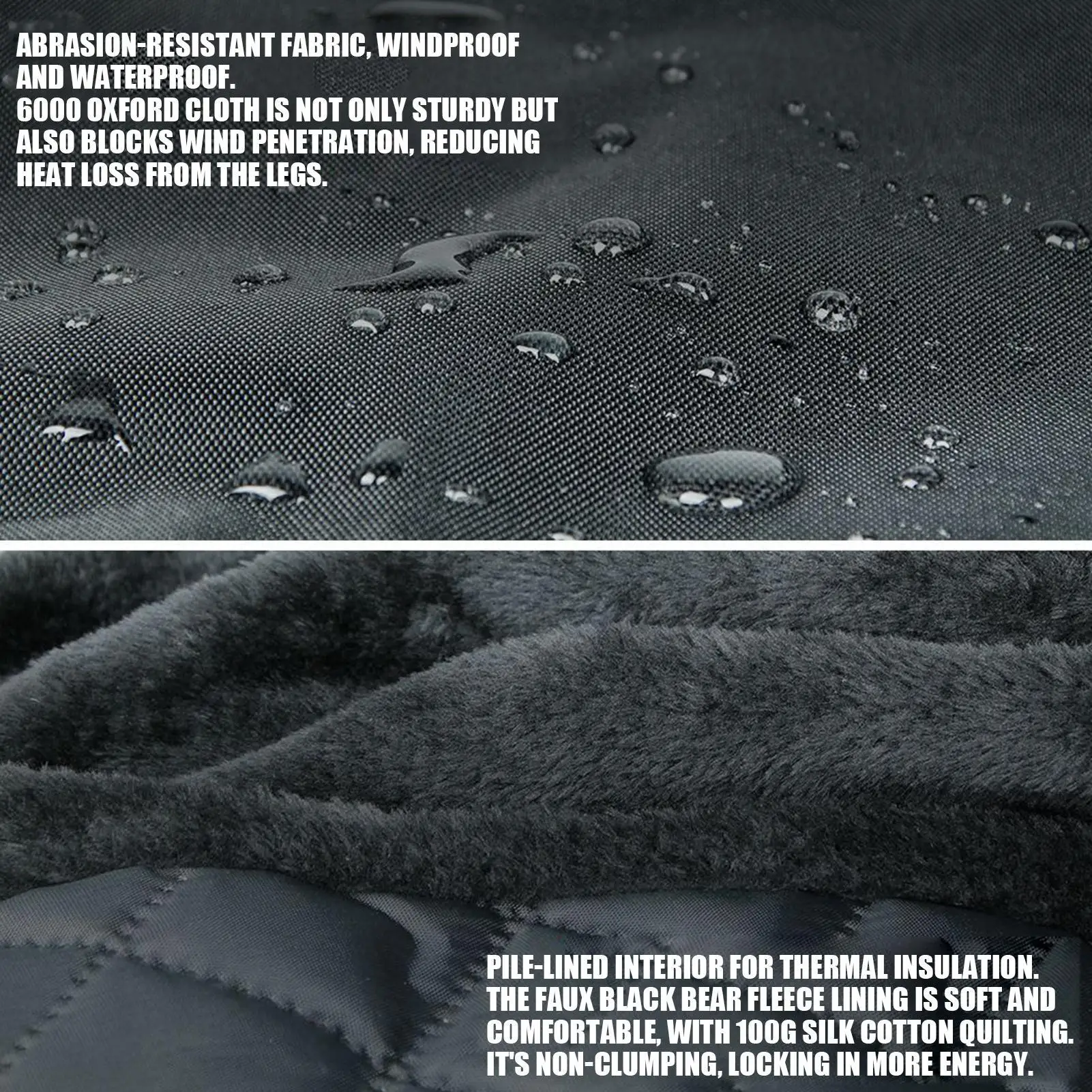 Winter Scooter Blanket Waterproof Warm Wind Guard Scooter Apron Cover for Women Men Adults Outdoor Rides Motorcycle Cycling