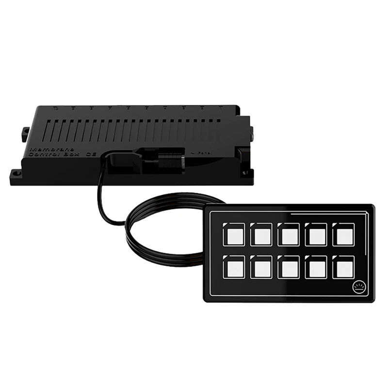 10 Gang APP/ RV Switch Panel Waterproof LED Touch Switch Panel for IOS/Android RV Boat Camper Electronic Accessories