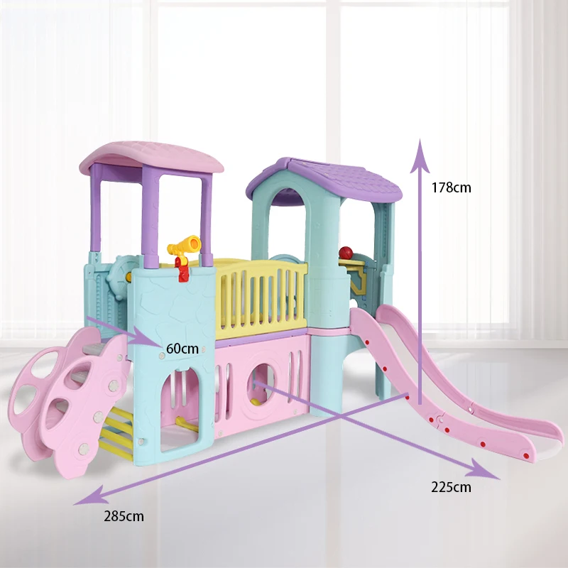 مجموعة رياض الأطفال في الأماكن المغلقة المنزلية ذات القلعة الكبيرة #1