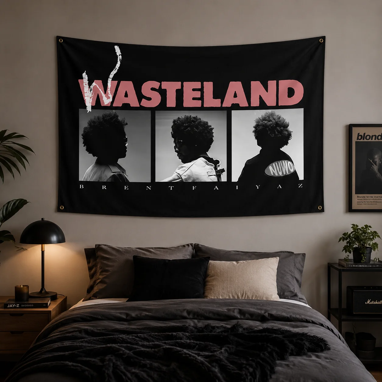 B-Brent F-Faiyaz Singer Flag For Room Dorm Camping Picnic Art Style Garage Bar Wall Decoration Banner