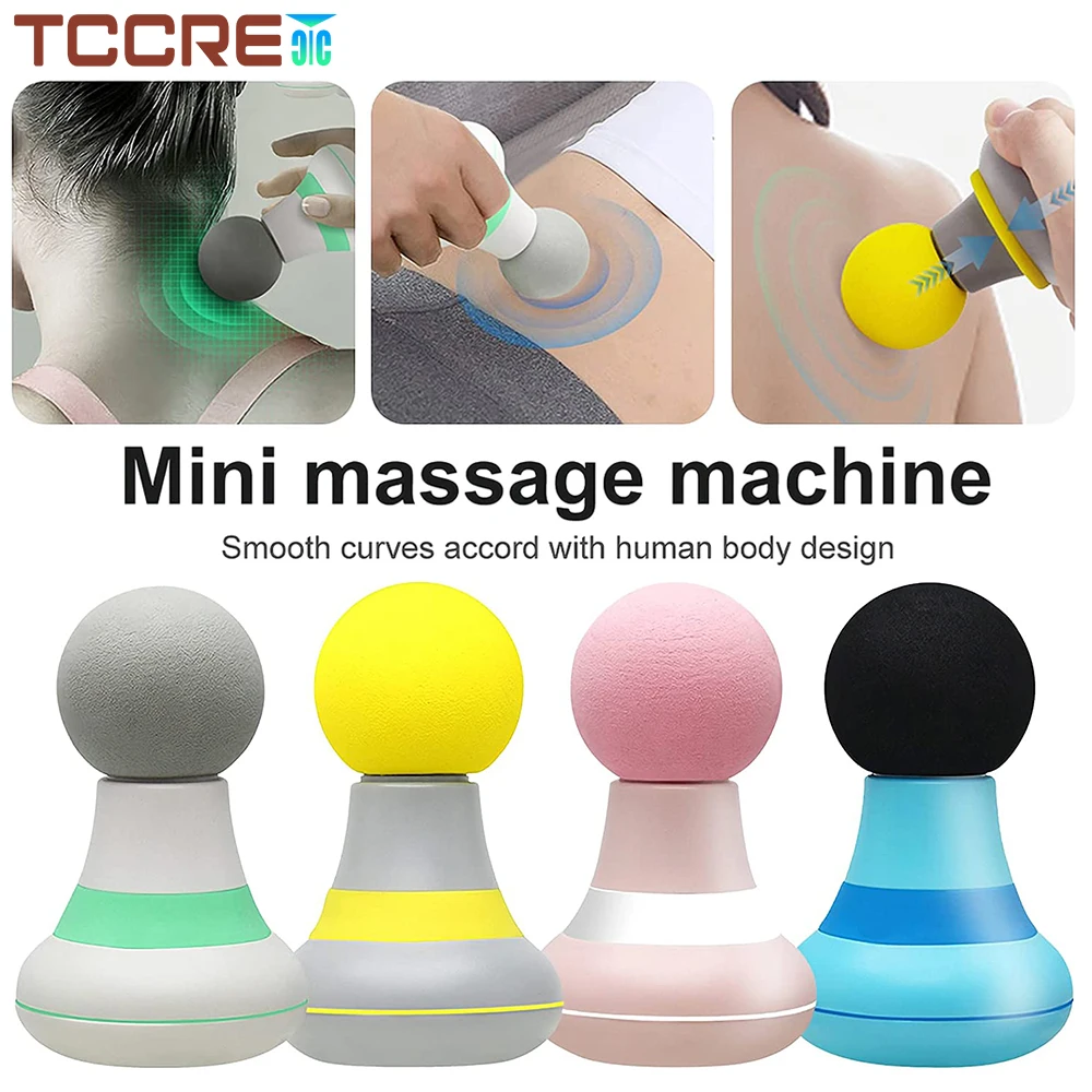 

Mini Electric Massage Gun Neck Back Neck Body Massager Machine Relaxation Deep Pain Muscle Machine Portable Relief Massager