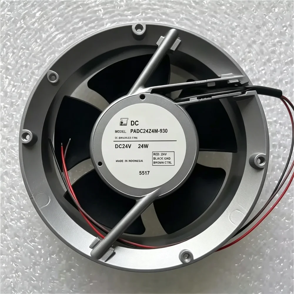 PADC24Z4M-930 24V 24W DC Brushless Cooling Fan, High Power Industrial Cooler for Server Equipment