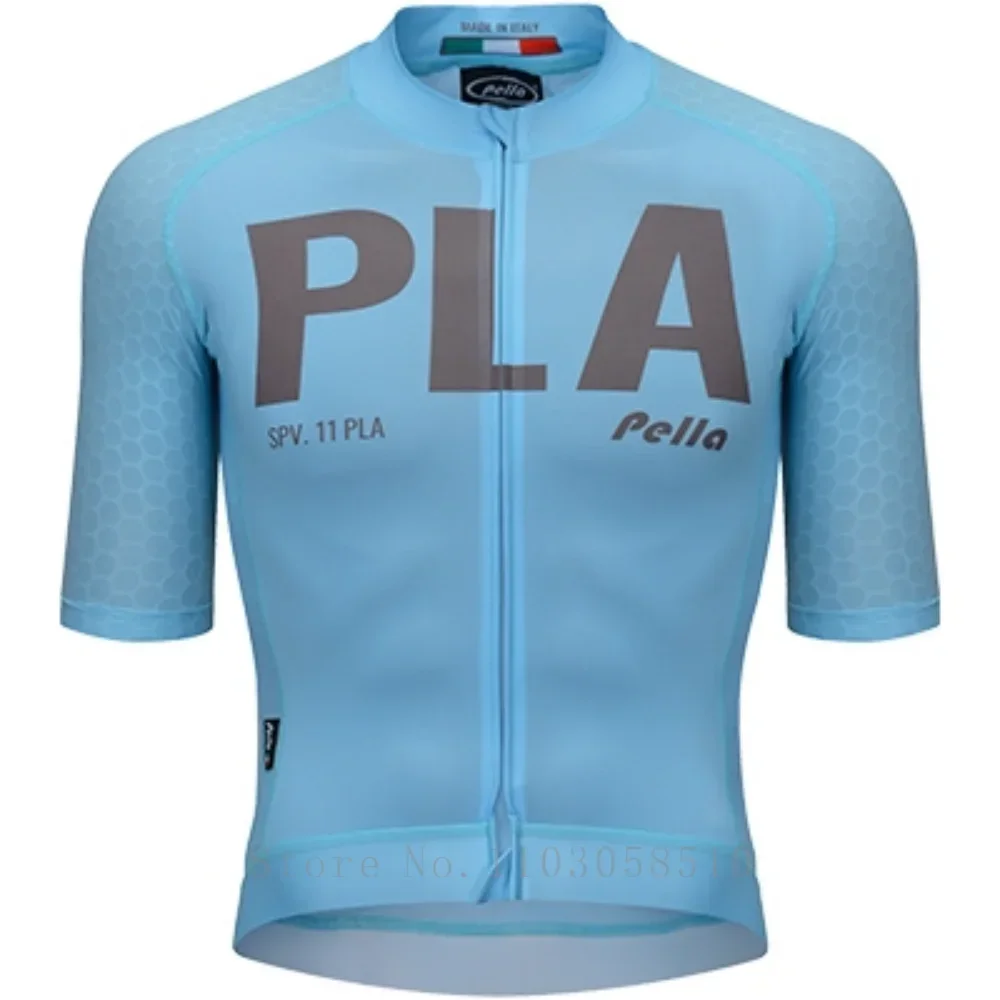 Maglia da Ciclismo PELLA per Uomo, Manica Corta, Asciugatura Rapida, Top Estivo, Abbigliamento da Bici, Maglia Professionale da MTB, Traspirante
