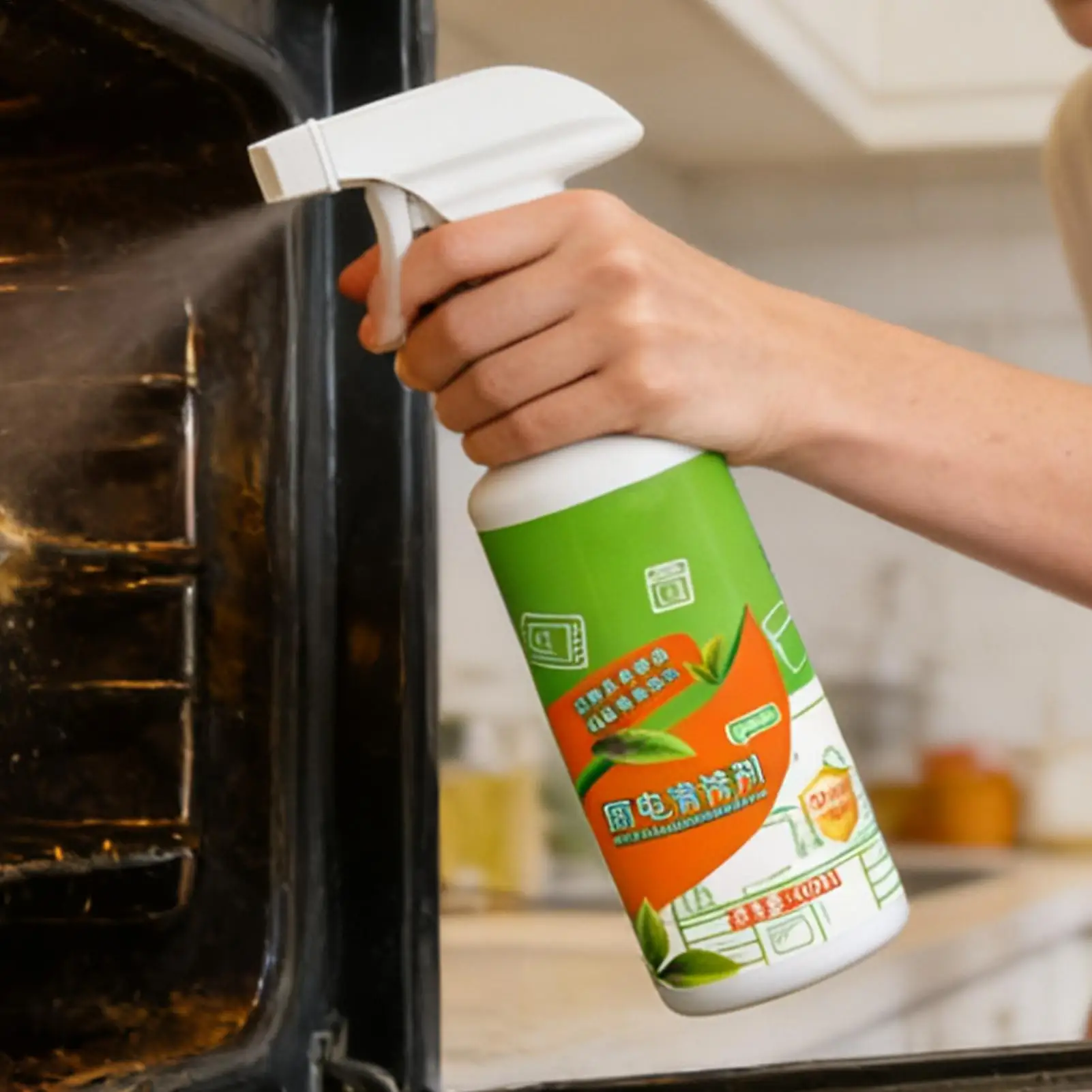 Limpiador Natural multiusos de 300ml, desengrasante a base de plantas en aerosol para cocina, baño, vidrio, suelos y suciedad doméstica resistente