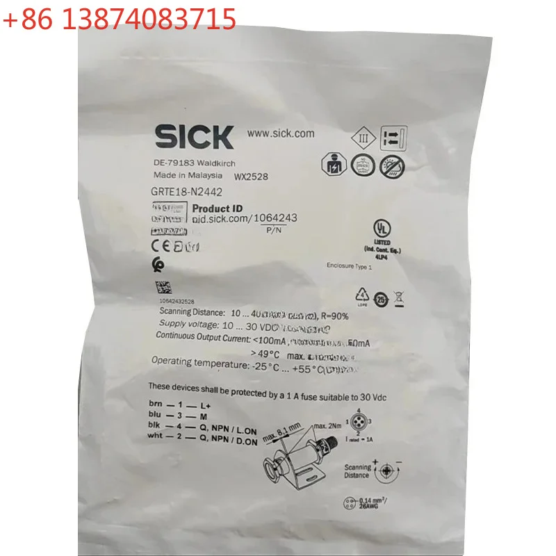 SICK GRTE18-N2442 GRTE18-P1112 GRTE18-P1142 GRTE18-N1142 GRTE18-P1162 Photoelectric Switch